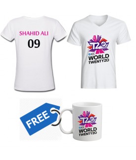 T20 T Shirt with Free Mug T20